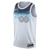 NBA Minnesota Timberwolves Trikot Personalisierung Nike 2024-25 City Edition Weiß Swingman - Herren
